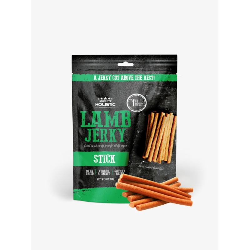 Absolute Holistic Jerky Limited Ingredient Dog Treat  Lamb Stick (100g)