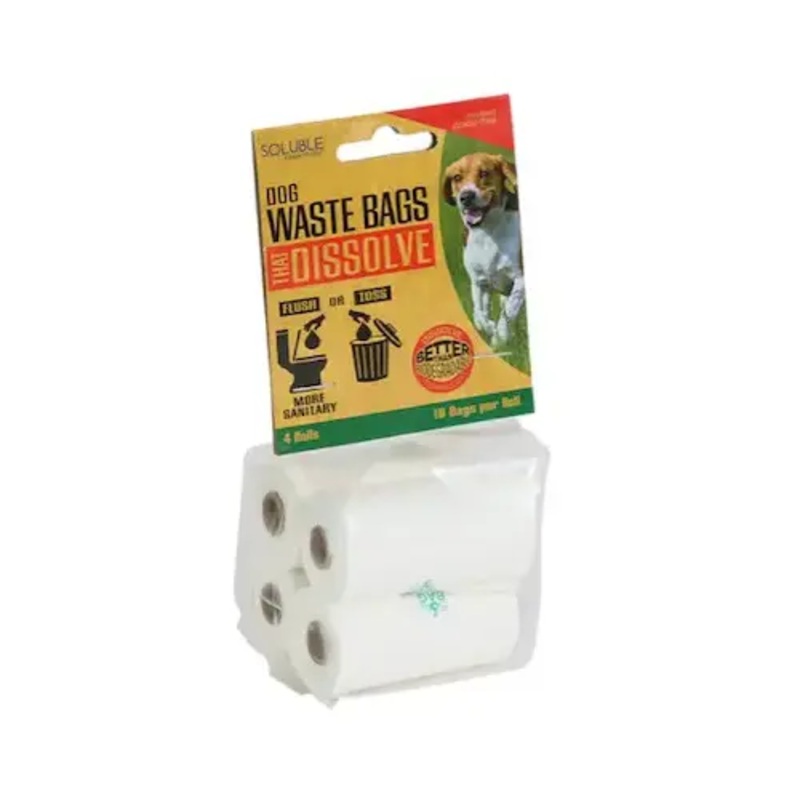 ABCO PRODUCTS ABCO PETBAG-40 Dog Waste Poop Bags, 4 Rolls, 40-Ct.