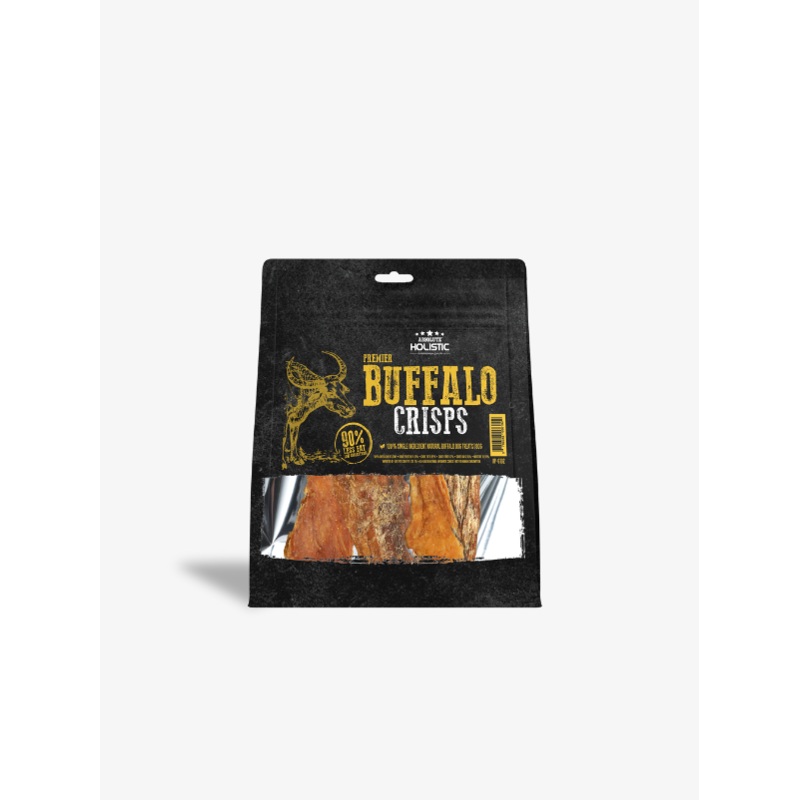Absolute Holistic Premier Dog Treats Buffalo Crisps 80g