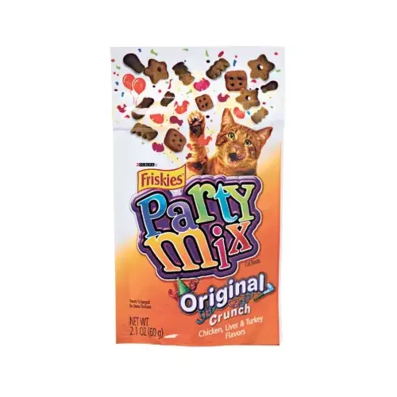 AMERICAN DISTRIBUTION & MFG CO 23902 Cat Treats, Original Party Mix, 2.1-oz. Pouch