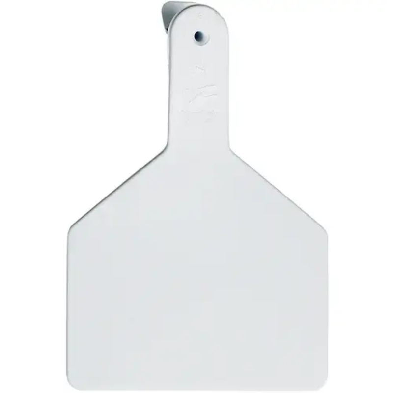 Z Tags 9053603 Z Tags Cow Tags - White, Blank, pack of 25