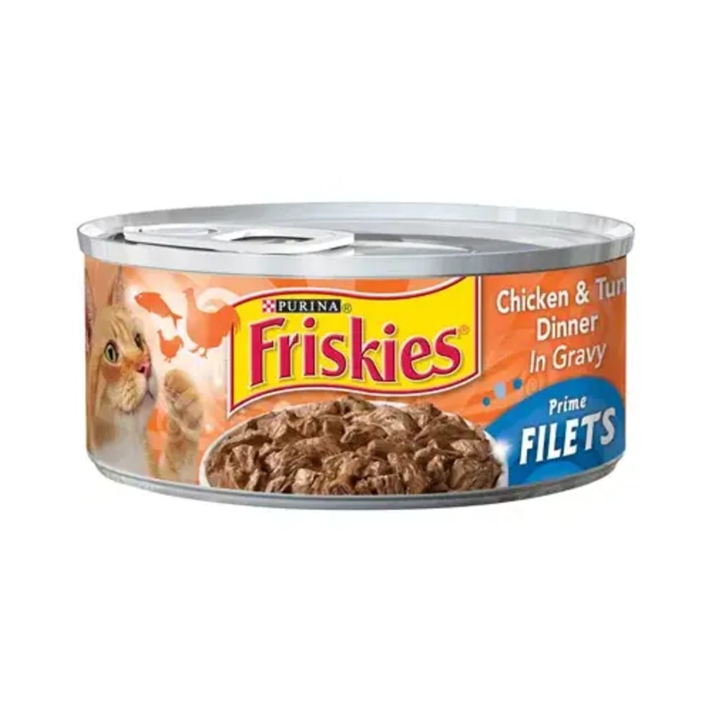 AMERICAN DISTRIBUTION & MFG CO 10046 Cat Food, Chicken & Tuna, 5.5-oz. Can