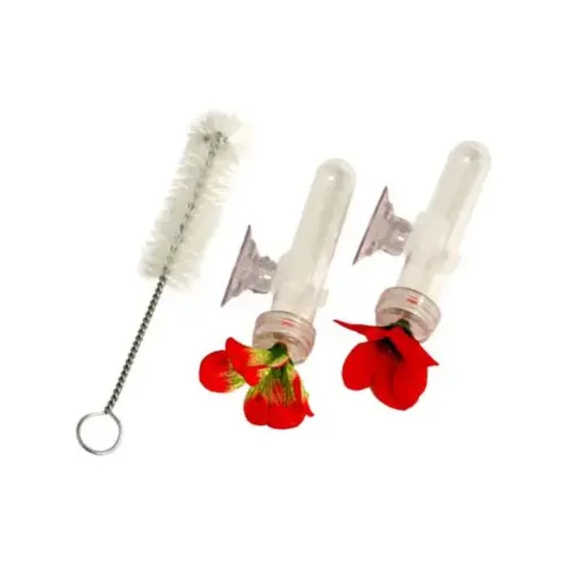 Audubon 24100 Hummingbird Feeder, Window Mount or Handheld, 0.5-oz.