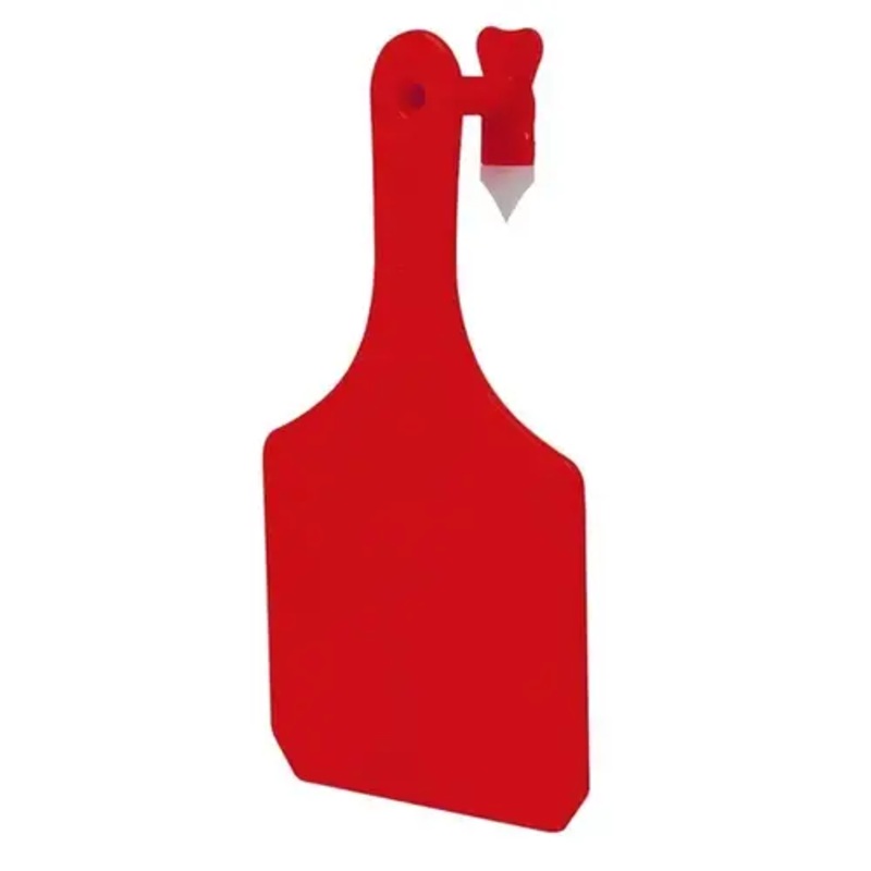 Y-TEX Y0507025 Y-Tex Blank Cow Y-Tag Ear Tags - Red pack of 25
