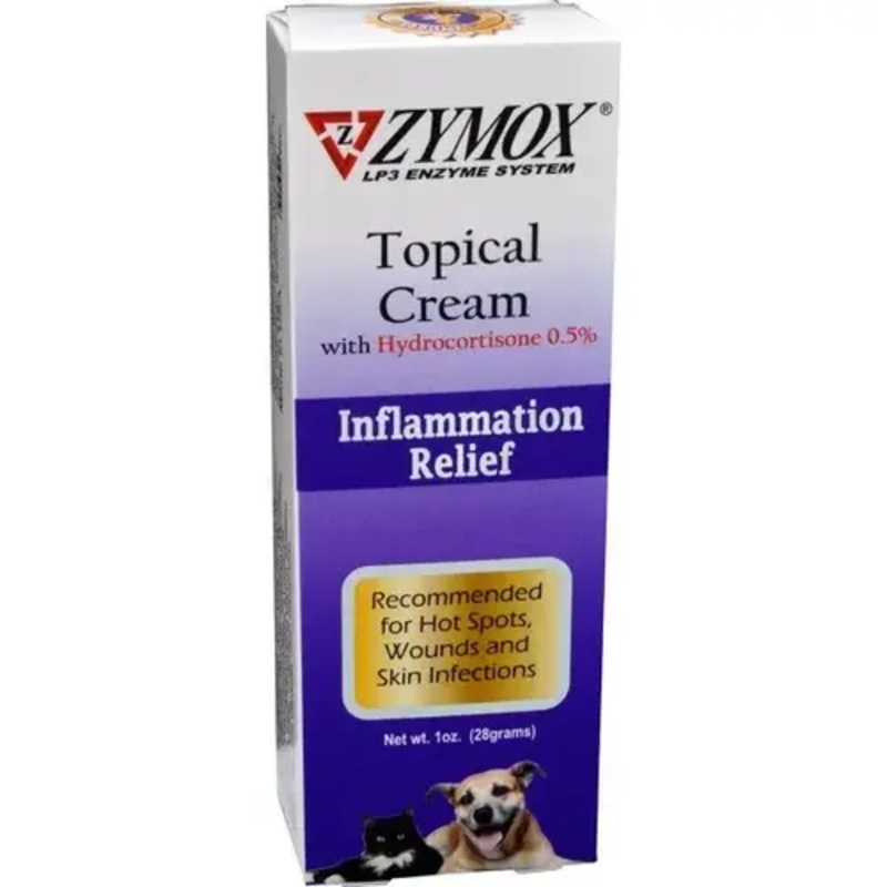 Zymox RZTCO-XCP12 ZYMOX Topical Cream with 0.5% Hydrocortisione, 1-OZ Tube - pack of 12