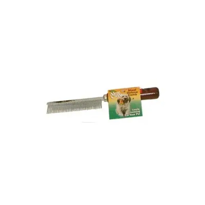 Aloe Care 05064 05064 Deluxe Comb, Steel, Dog