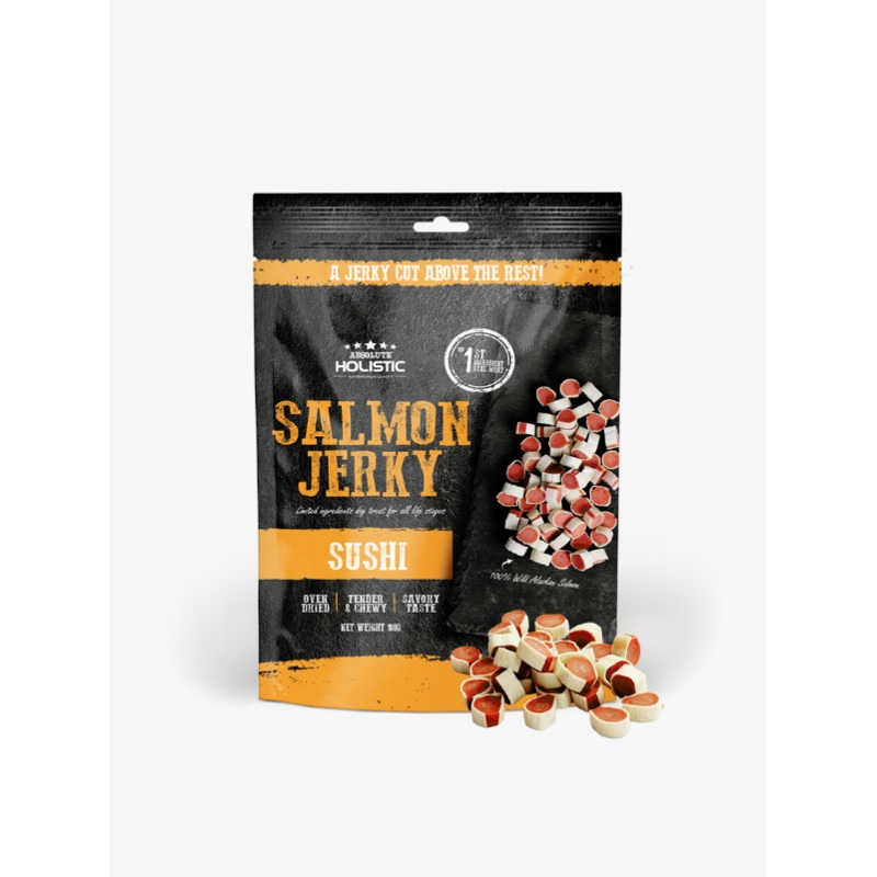 Absolute Holistic Jerky Limited Ingredient Dog Treat  Salmon Sushi (100g)