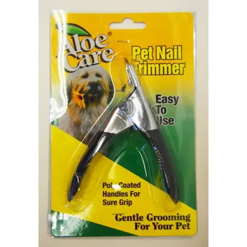 Aloe Care A06660 06660 Pet Nail Trimmer, Super-Grip, Poly, Cat, Dog Black