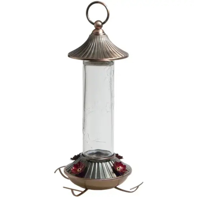 Audubon NA35240-XCP4 Bird Feeder 0.87 lb Glass/Metal 4 ports Clear - pack of 4