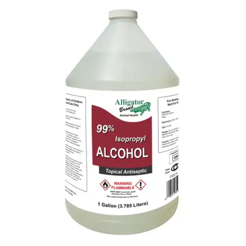 Alligator Brand 08641535 99% Isopropyl Rubbing Alcohol 1-Gallon