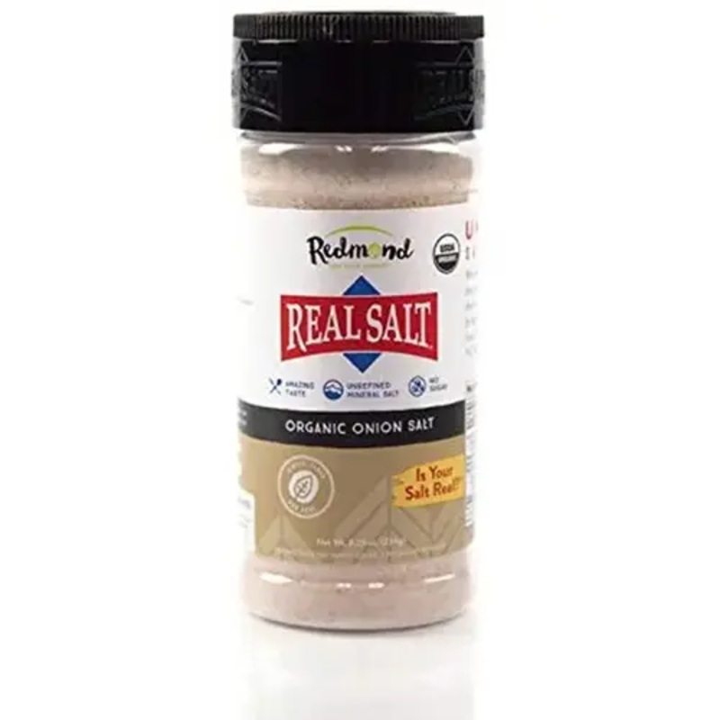 Redmond Minerals, Inc / Trophy Rock 10354 Redmond Real Onion Salt 8.25oz Shaker (Human Grade)