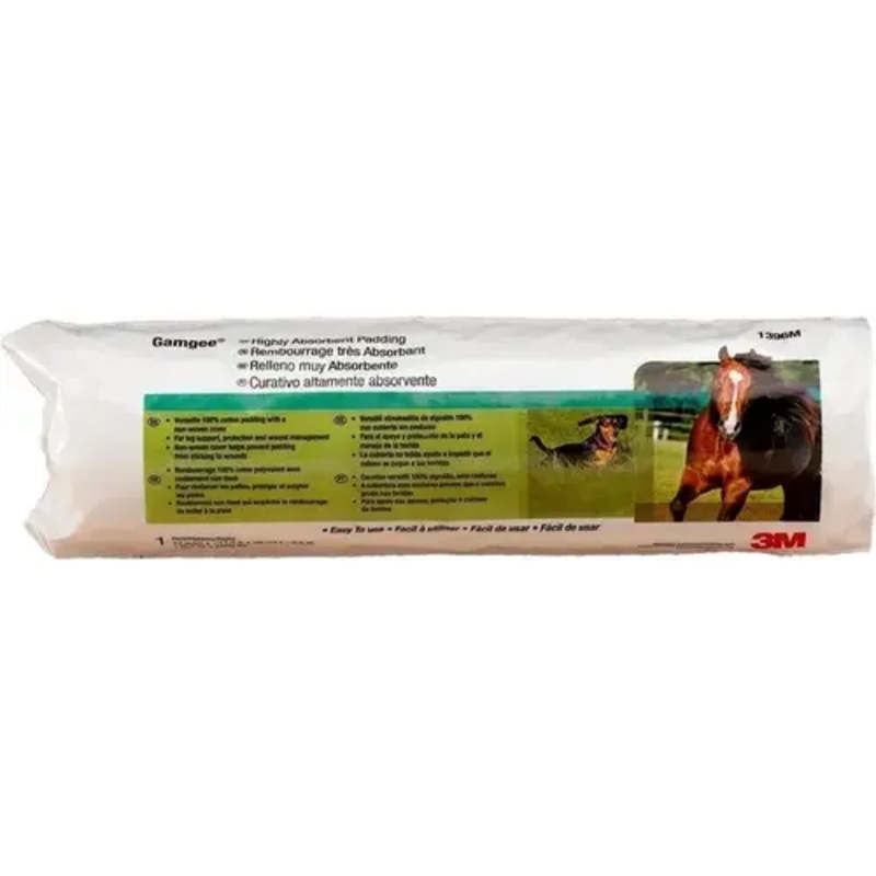 3M 1396M Gamgee Horse Wound Padding, Cotton, 12 x 11-1/2-In.