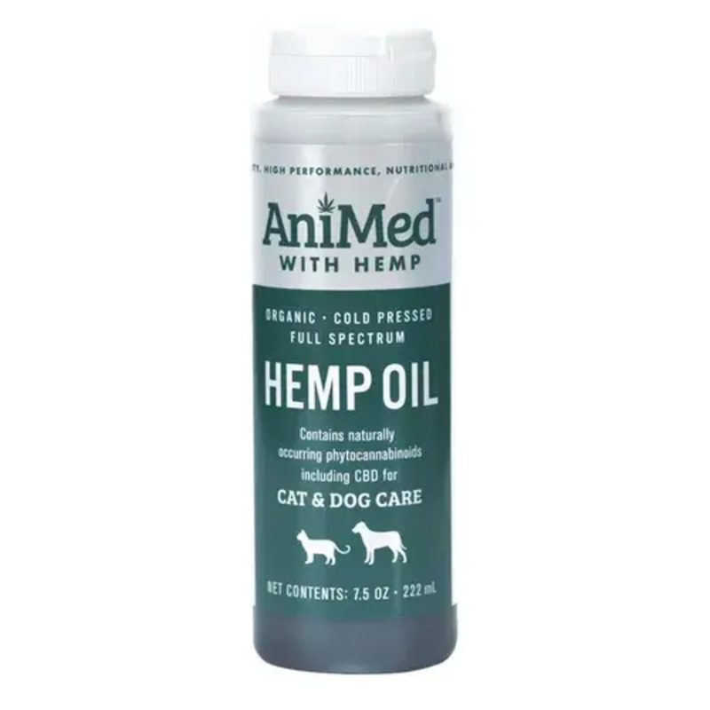 Animed 053-97002 Pure Hemp Oil for Cats & Dogs 7.5-oz