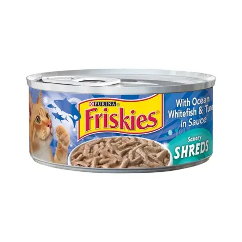 AMERICAN DISTRIBUTION & MFG CO 10369 Cat Food, Ocean Whitefish & Tuna, 5.5-oz. Can