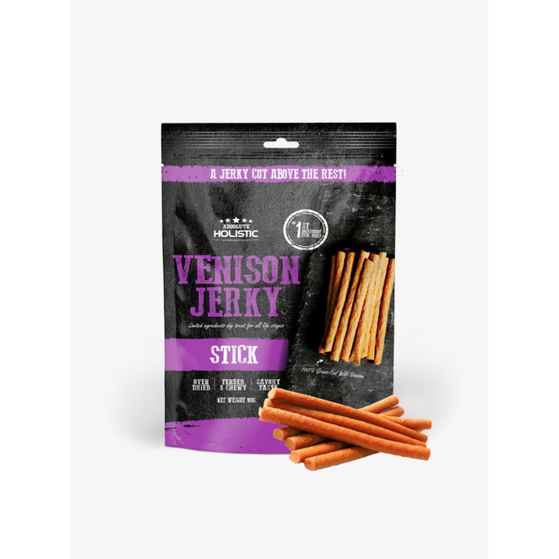 Absolute Holistic GrainFree Venison Loin StickDog Treat 100g