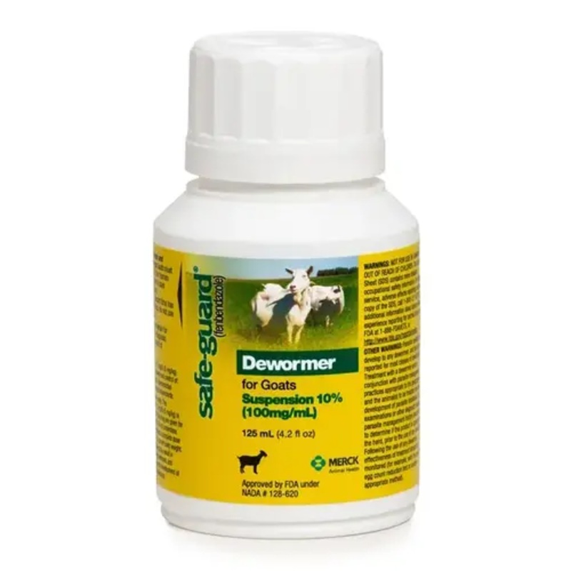 ANIMAL HEALTH INTERNATIONAL 15812454 Safe-Guard Goat Drench Dewormer 125-ML