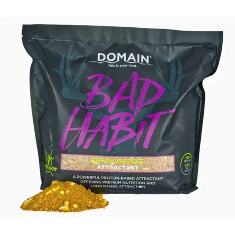 Domain Outdoor LLC 08622151 Bad Habit Deer Attractant Berry Infused - 3 pound Bag