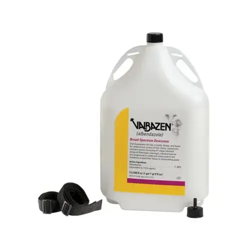Zoetis Animal Health Group 10000343 Valbazen Broad Spectrum Oral Dewormer 5-Liter with Spout