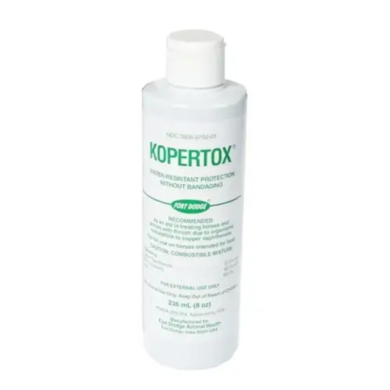 Zoetis Animal Health Group 10004228 KOPERTOX TRHUSH TREATMENT DRESSING 8-oz Bottle