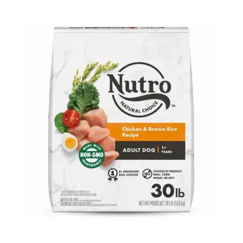 AMERICAN DISTRIBUTION & MFG CO 11662 Natural Choice Adult Dry Dog Food, Farm Raised Chicken, Rice Sweet Potato, 30 Lbs.