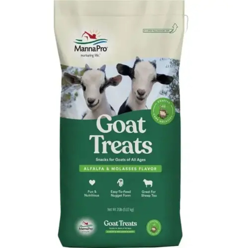 MANNA PRO PRODUCTS LLC 1031187 Alfalfa & Molasses Goat Treats- 20lb Bag